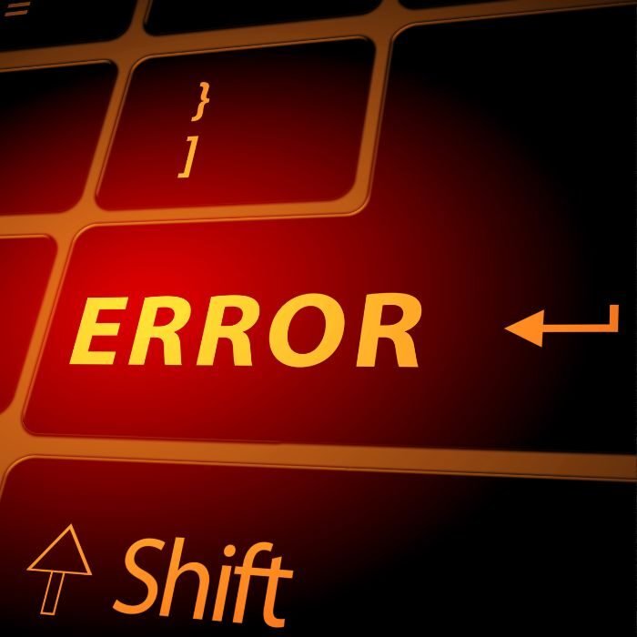 fout door geen website onderhoud